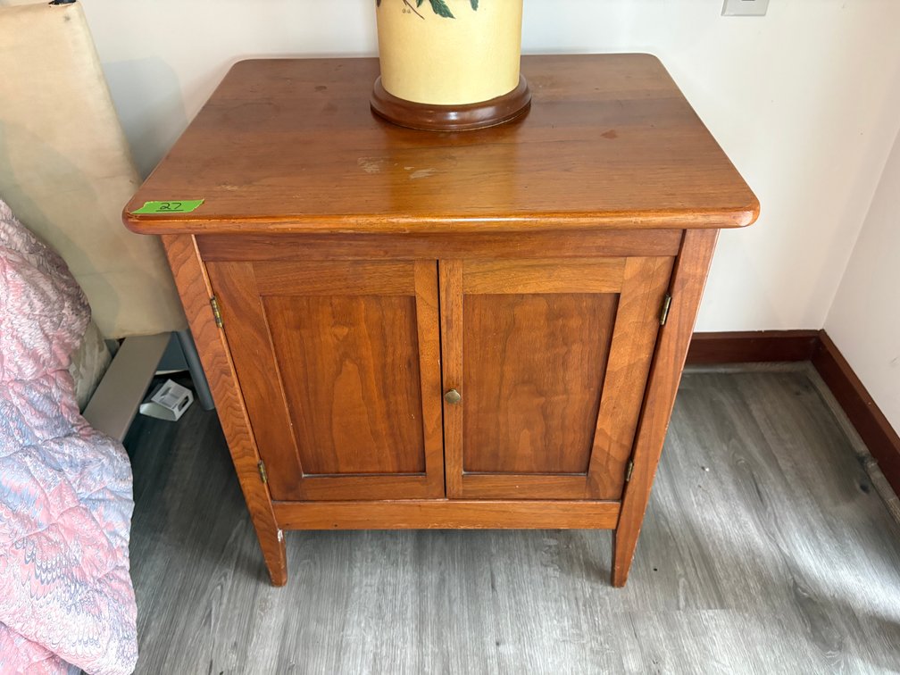 Two-Door Wooden Storage Cabinet / Night Stand