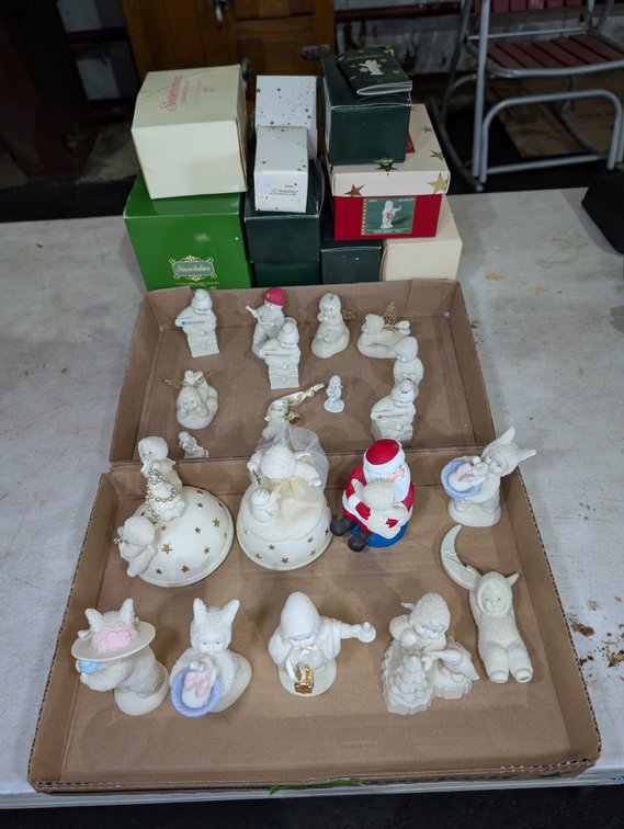 Department 56 Snowbabies Figurine Collection with Original Boxes & Accessories
