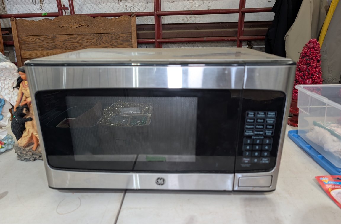 GE Stainless Steel Countertop Microwave Oven
