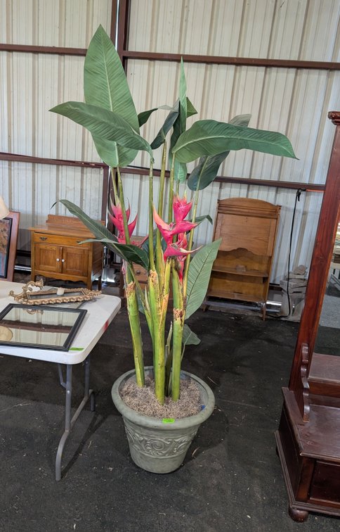 Large Artificial Bird of Paradise Plant in Decorative Pot