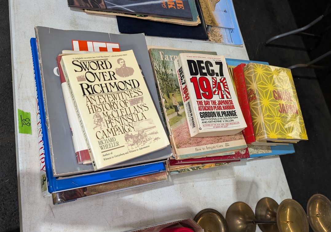 History & Reference Book Lot incl. Civil War "Sword Over Richmond" & "The 20th Century Day by Day"
