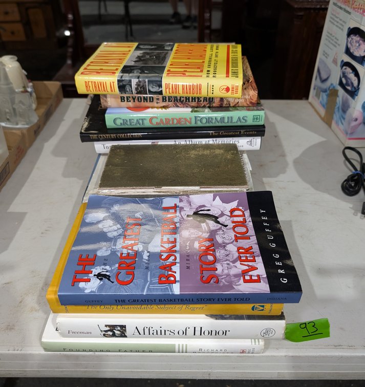 Non-Fiction & Sports Book "The Greatest Basketball Story Ever Told" & "Betrayal at Pearl Harbor"