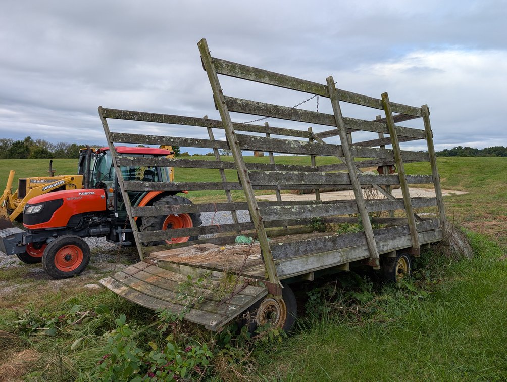 Wooden Hay Wagon
