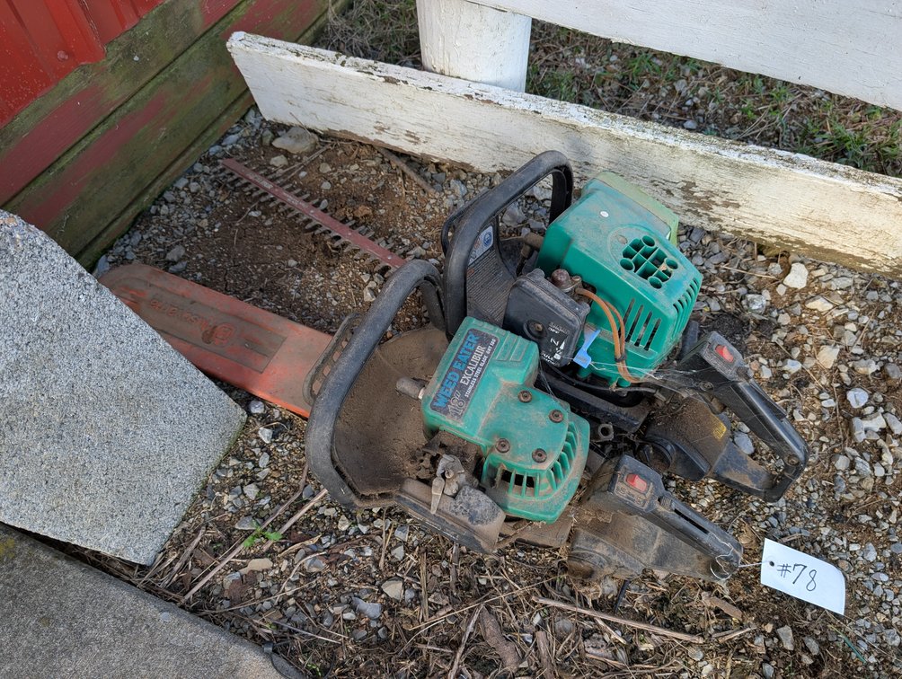 (2) Gas-Powered Hedge Trimmers (Weed Eater Excalibur & Twin)