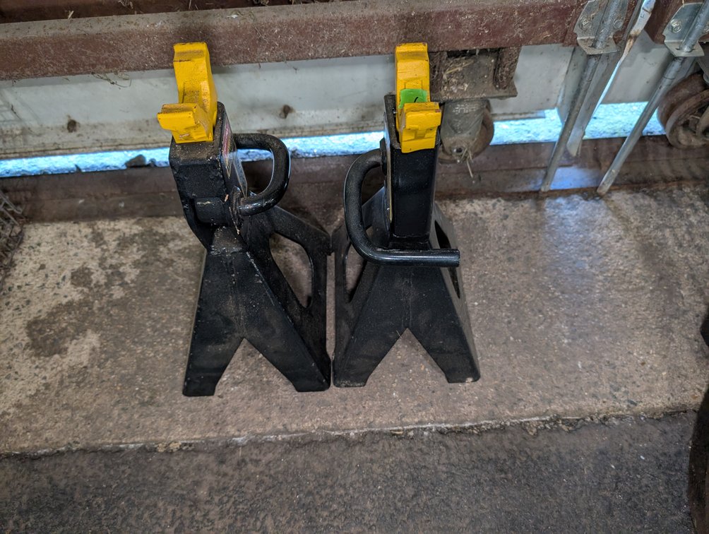 Pair of Heavy Duty Steel Jack Stands