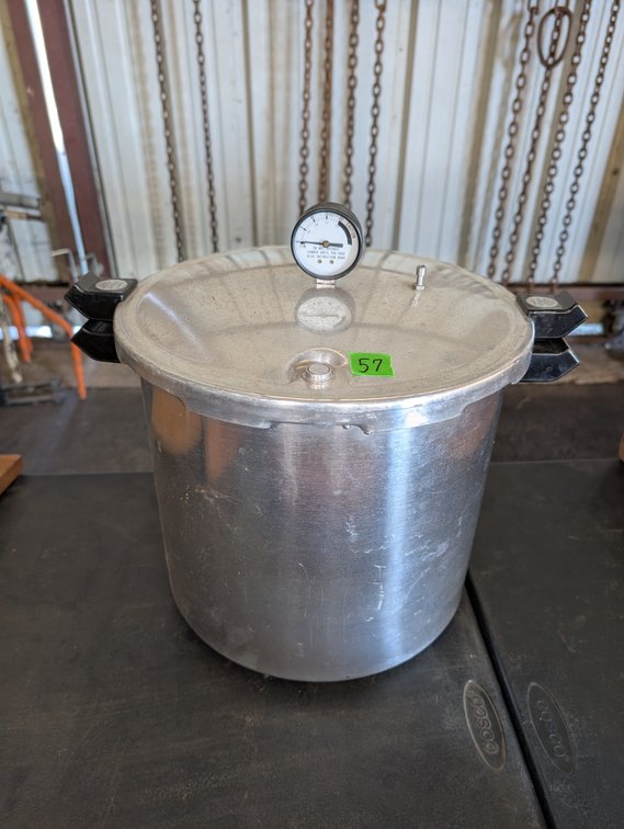 Aluminum Pressure Cooker / Canner with Pressure Gauge