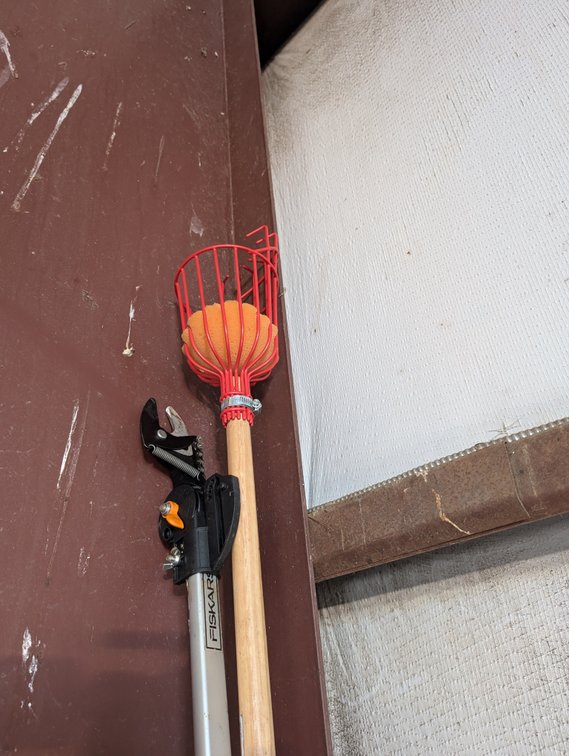 Fruit Picker Tool & Fiskars Tree Pruner Head