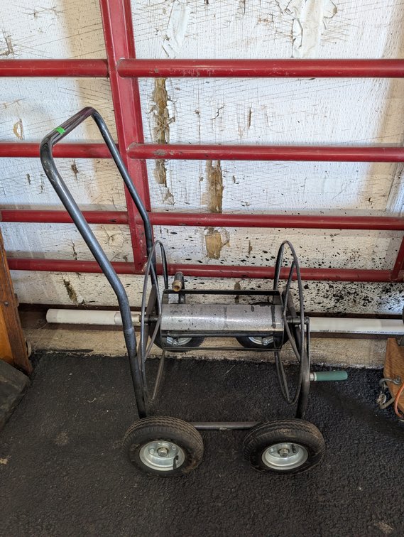 Heavy Duty 4-Wheel Hose Caddy / Reel Cart