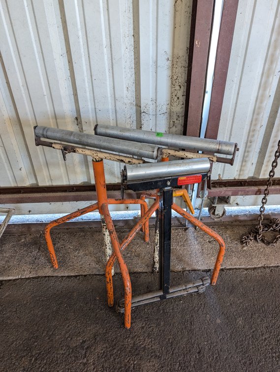 Adjustable Roller Stand Supports