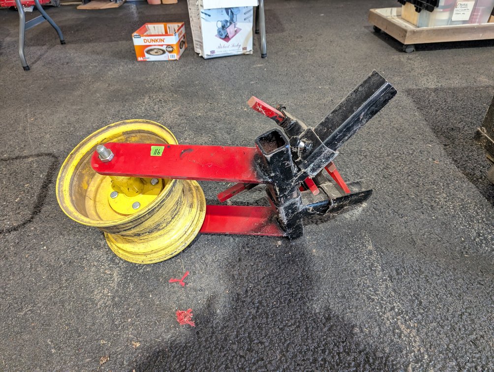 Heavy Metal Bead Breaker / Tire Service Tool Unit with Rim