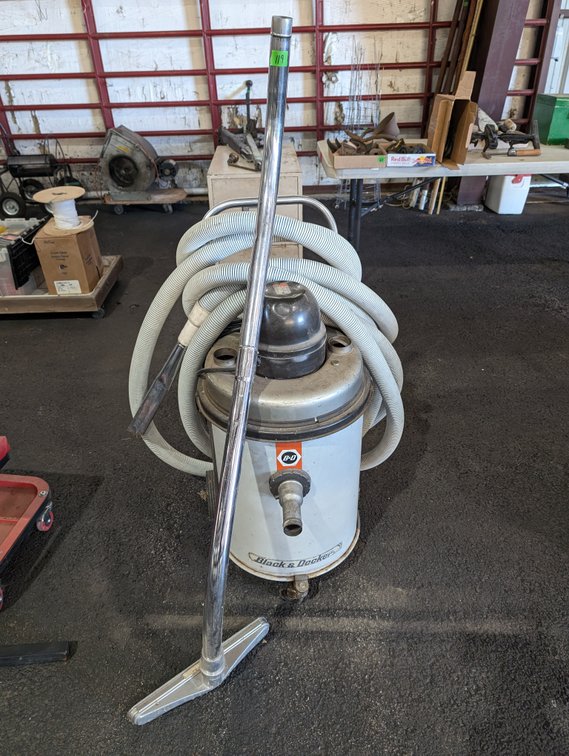 Black & Decker Industrial Canister Shop Vacuum with Hose & Floor Wand