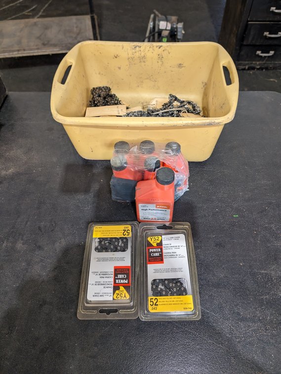 Stihl 2-Cycle Engine Oil Bottles, Chainsaw Chains & Power Care Replacement Chains