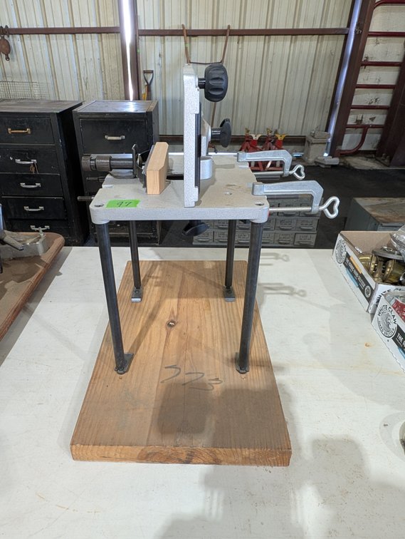 Precision Woodworking Jig / Fixture Stand with Clamps & Fence