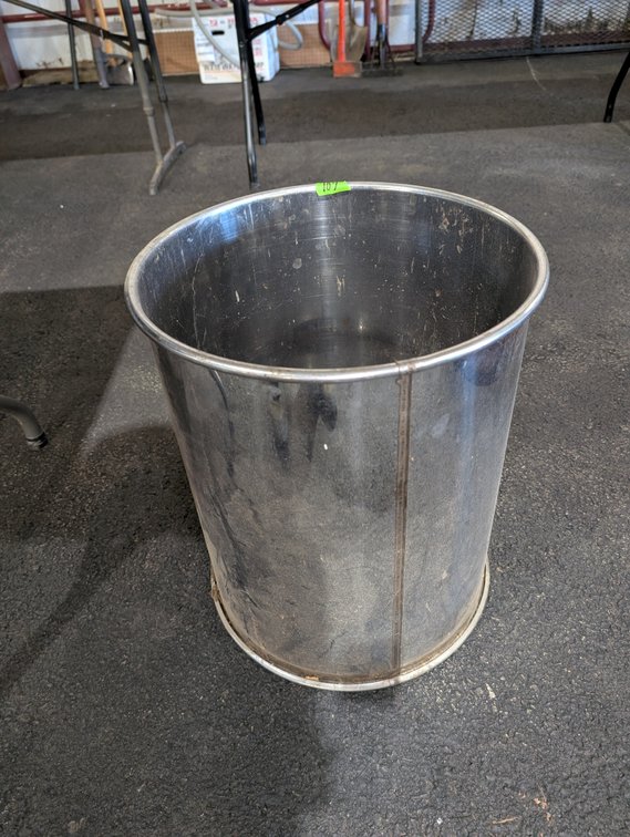 Stainless Steel Cylindrical Wash / Utility Tub