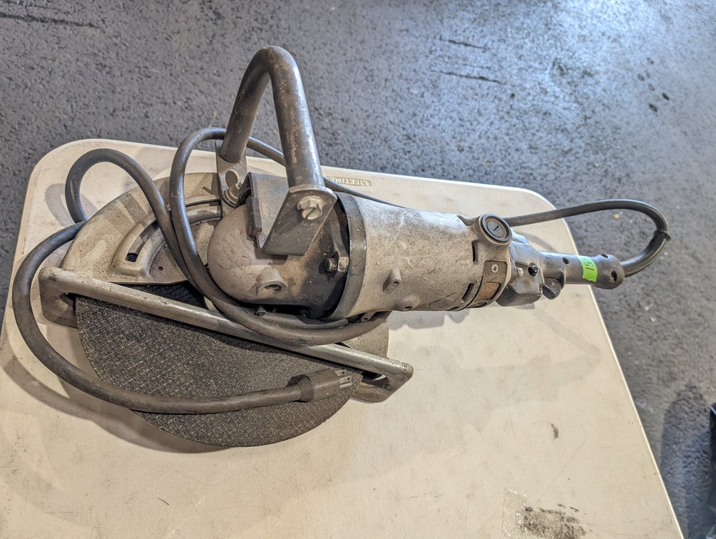 Heavy Duty Electric Angle Grinder with Guard & Top Handle