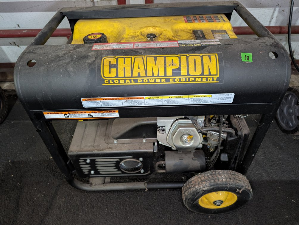 Champion Portable Gas Powered Generator