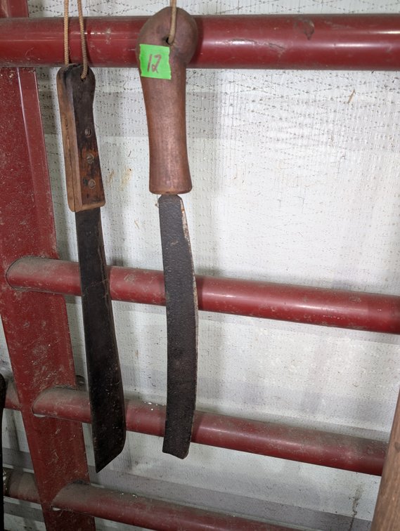 Pair of Vintage Corn Knives / Machetes