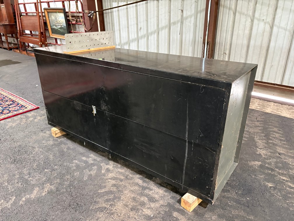 Heavy-Duty Black Metal Storage Cabinet