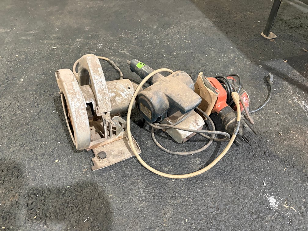 Circular Saw, Belt Sander & Finishing Sander