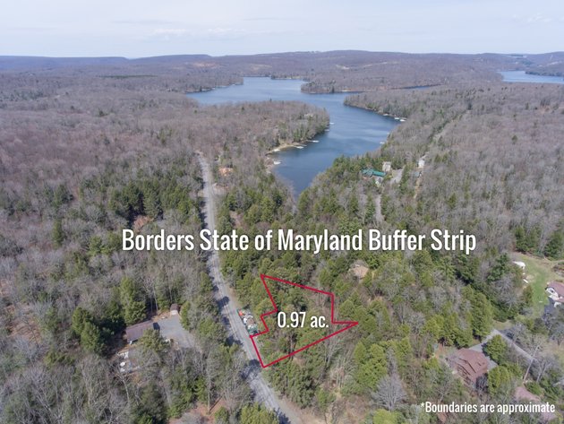 Image for .97 Acre bordering Maryland buffer strip on Deep Creek Lake!!!!
