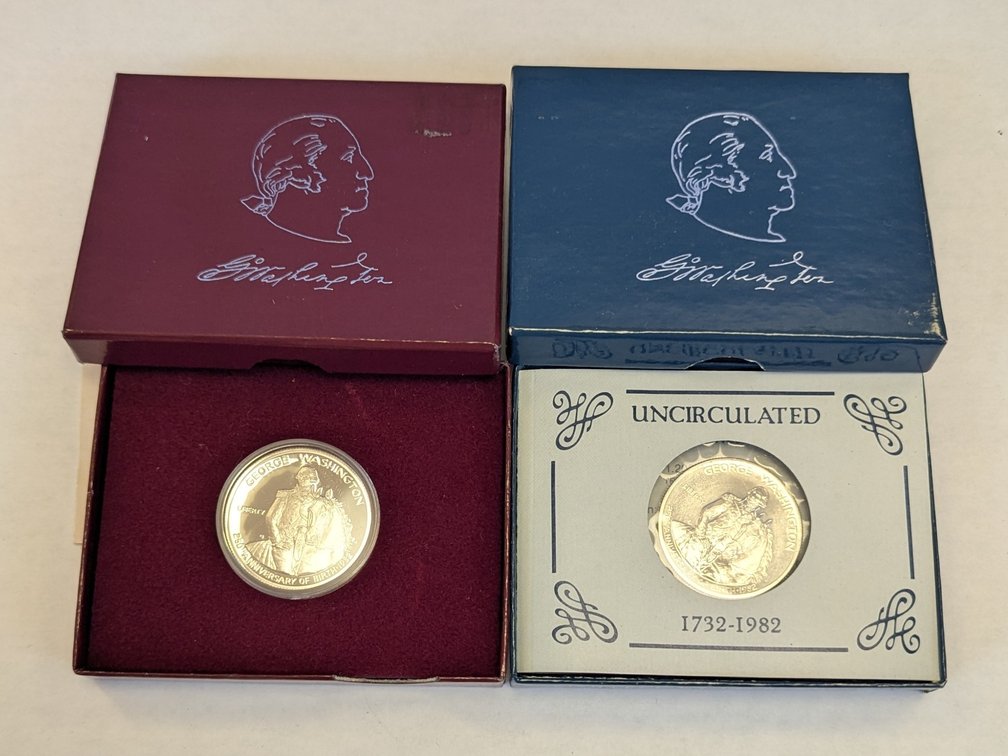 1982 G.W. Silver Half Dollars