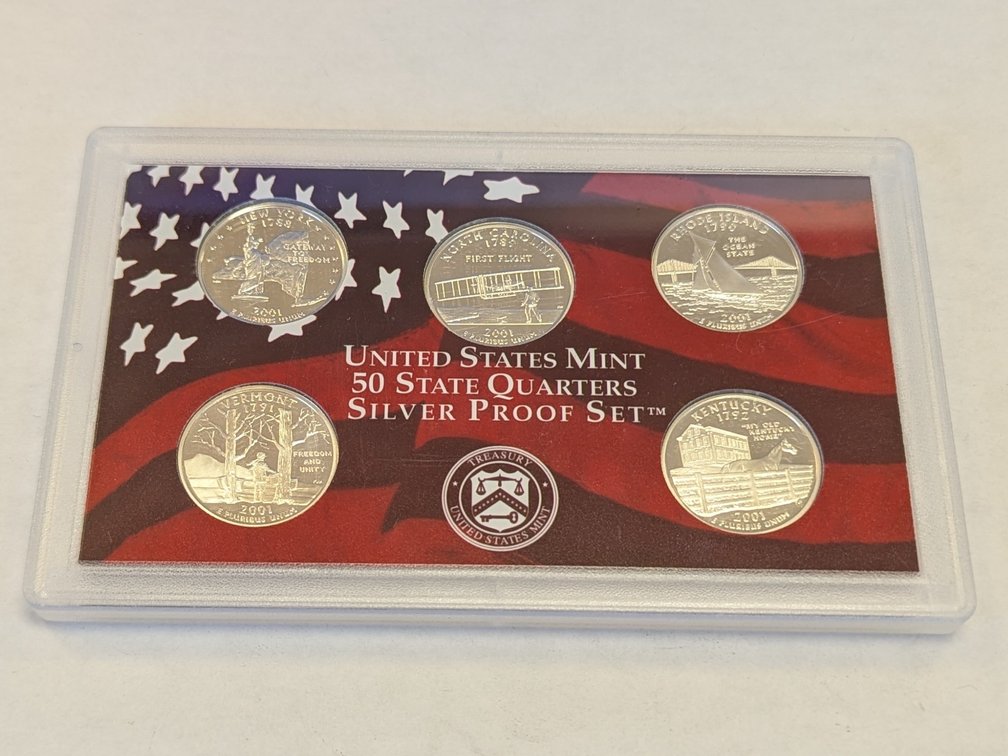 2001-S Silver Proof Quarter Set