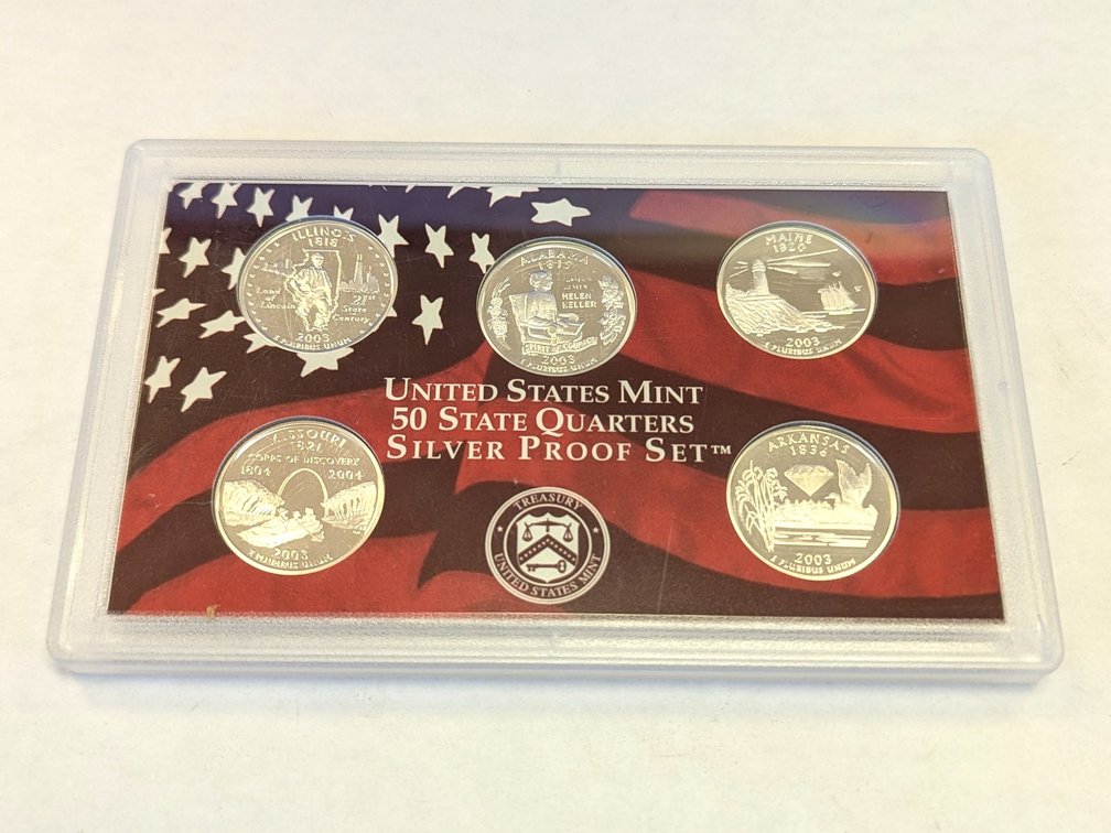 2003 -S Silver Proof Quarter Set