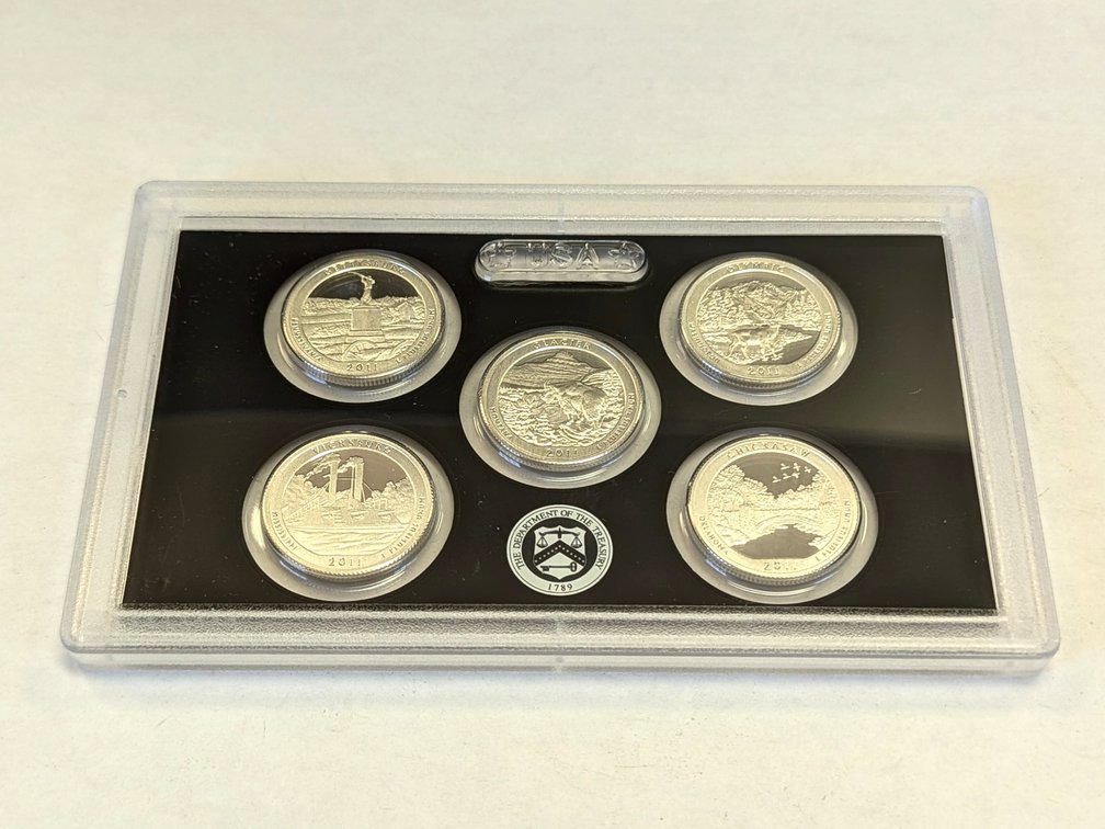2011-S Silver Proof Quarter Set
