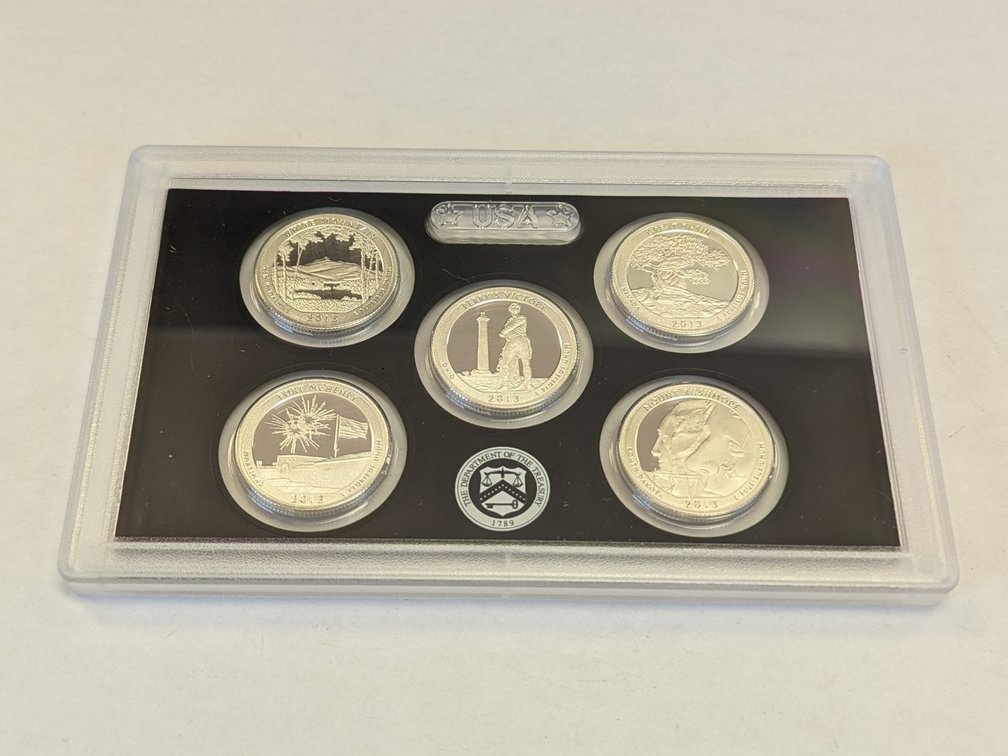2013-S Silver Proof Quarter Set