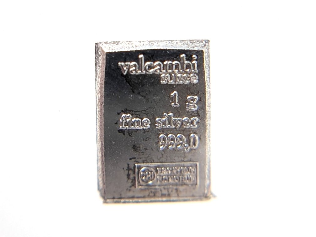 Valcambi 1g .999 Silver Bar