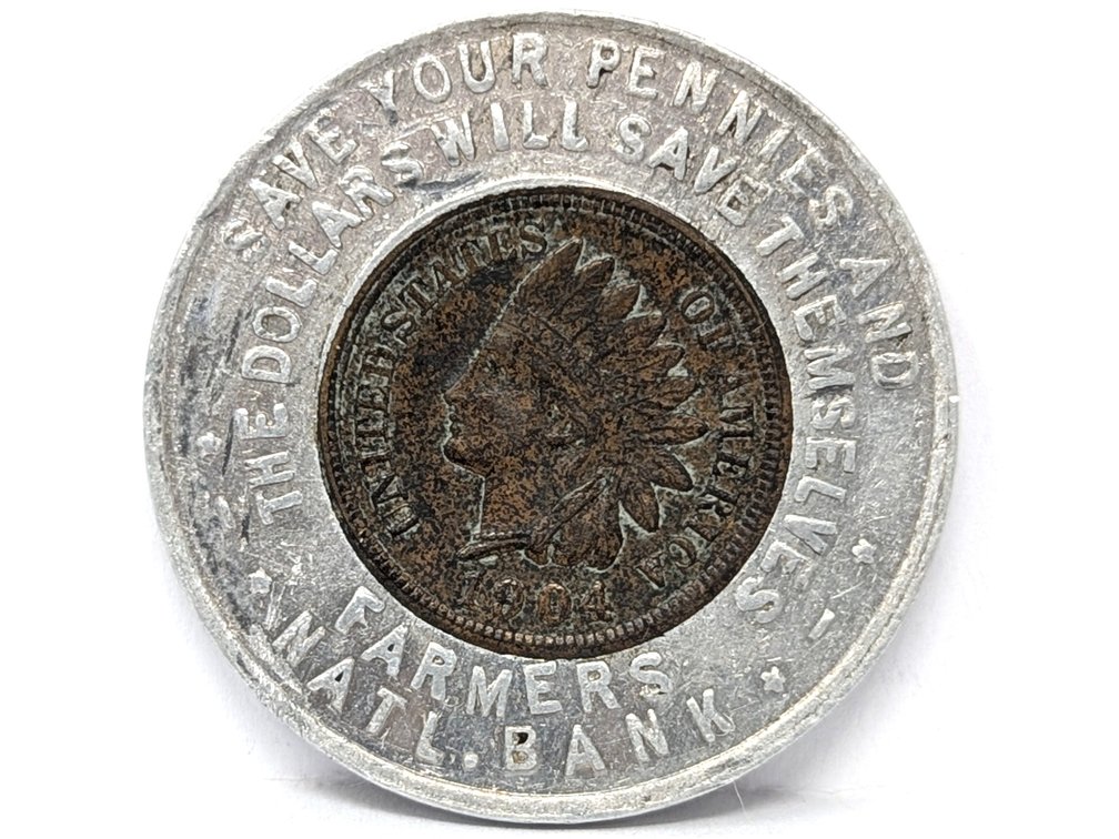 Punxsutawney PA Farmers Bank Advertising Token