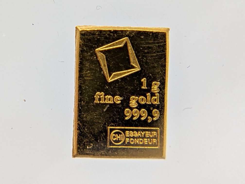 1g .9999 Gold Bar