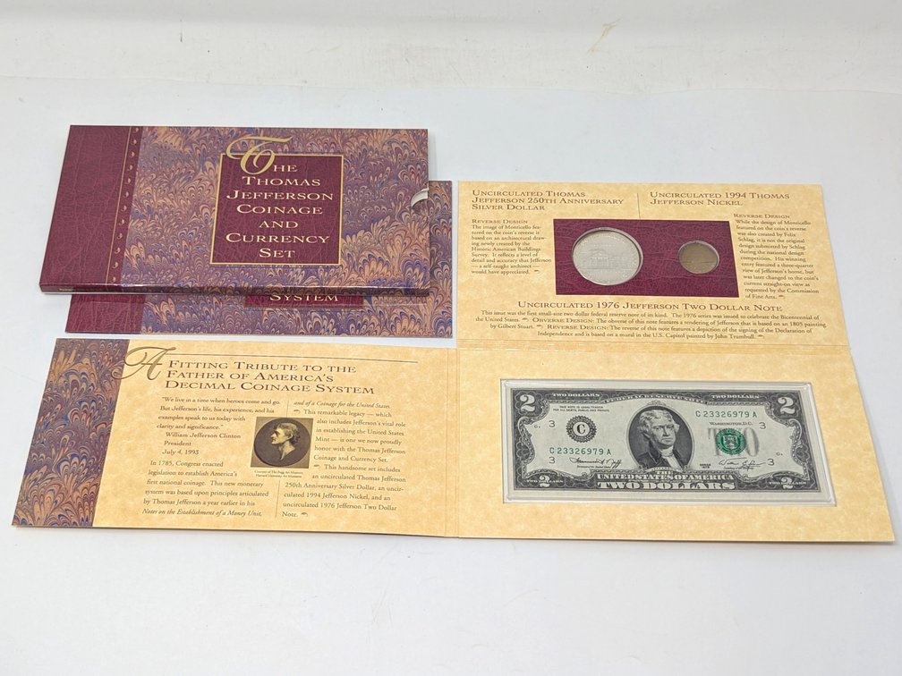 Thomas Jefferson Currency Set