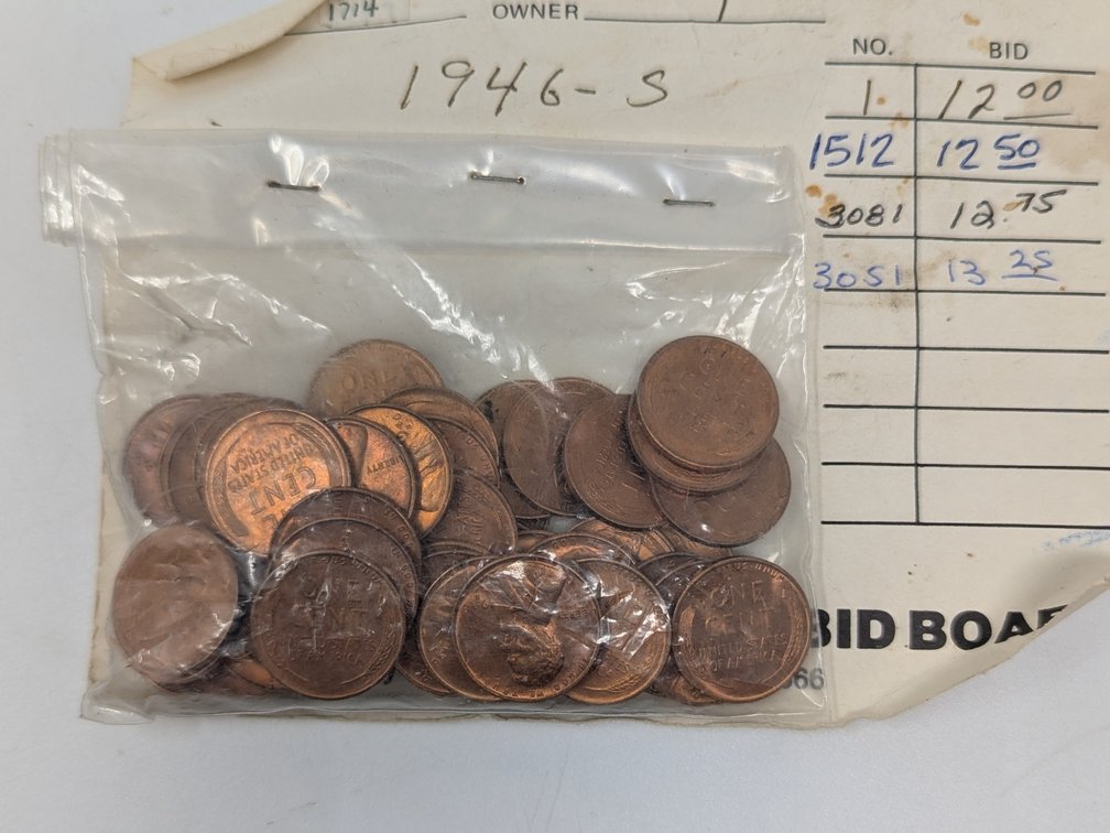 1946-S BU Wheat Cents