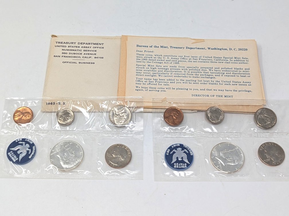 (2) 1965 Mint Sets