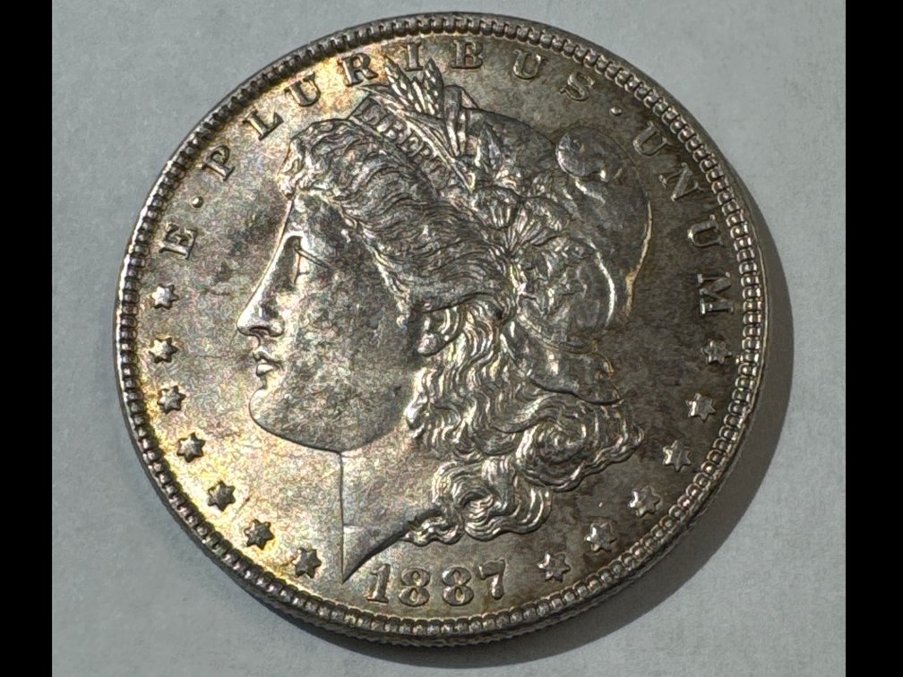 1887-P Unc Morgan Dollar