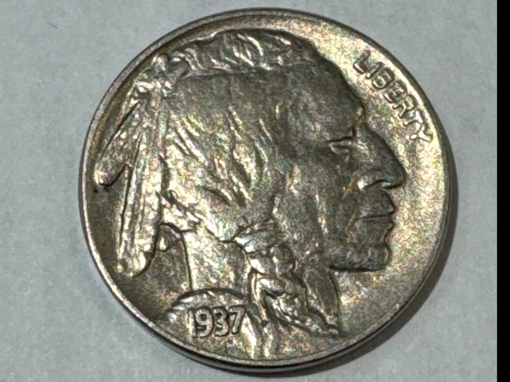 1937-P AU Buffalo Nickel