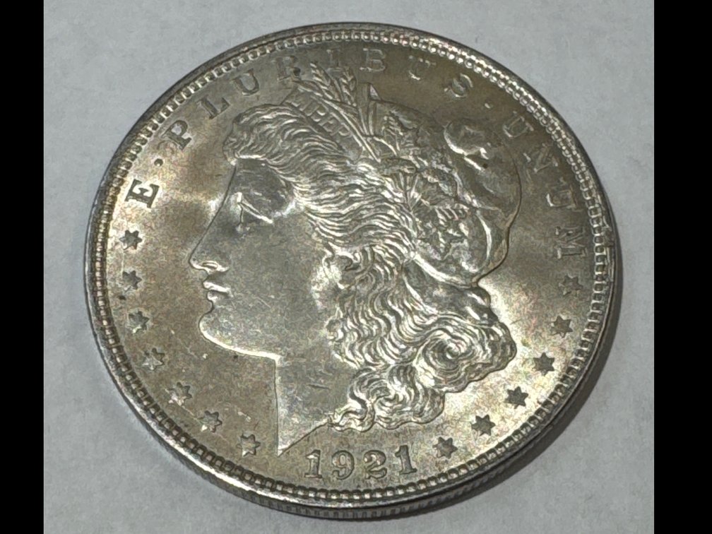 1921-P Gem BU Morgan Dollar
