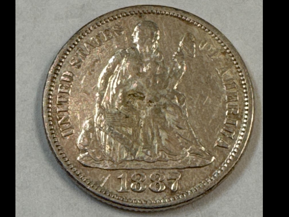 1887-S Seated Dime