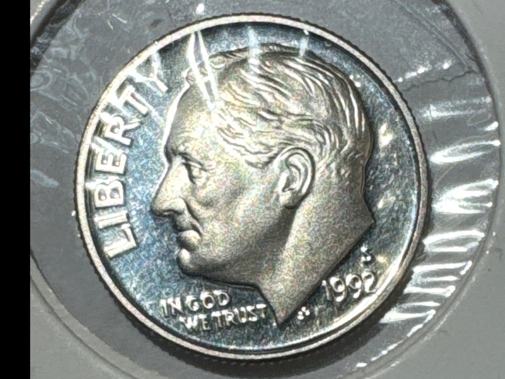 1992-S Silver Cameo Proof Dime