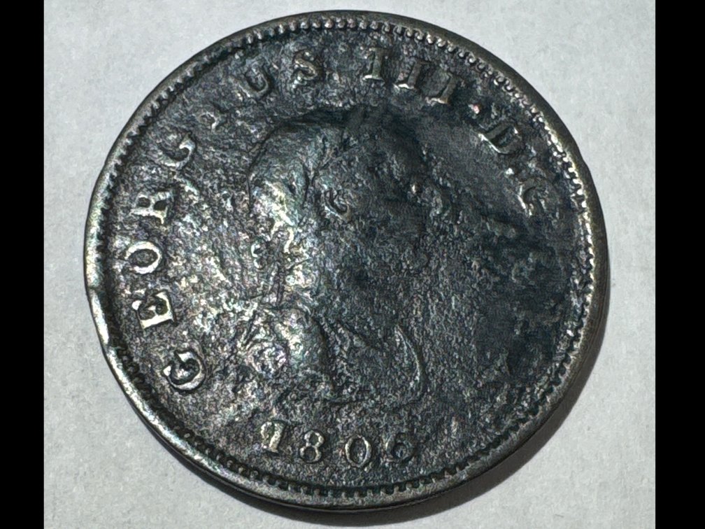 1806 UK Half Cent