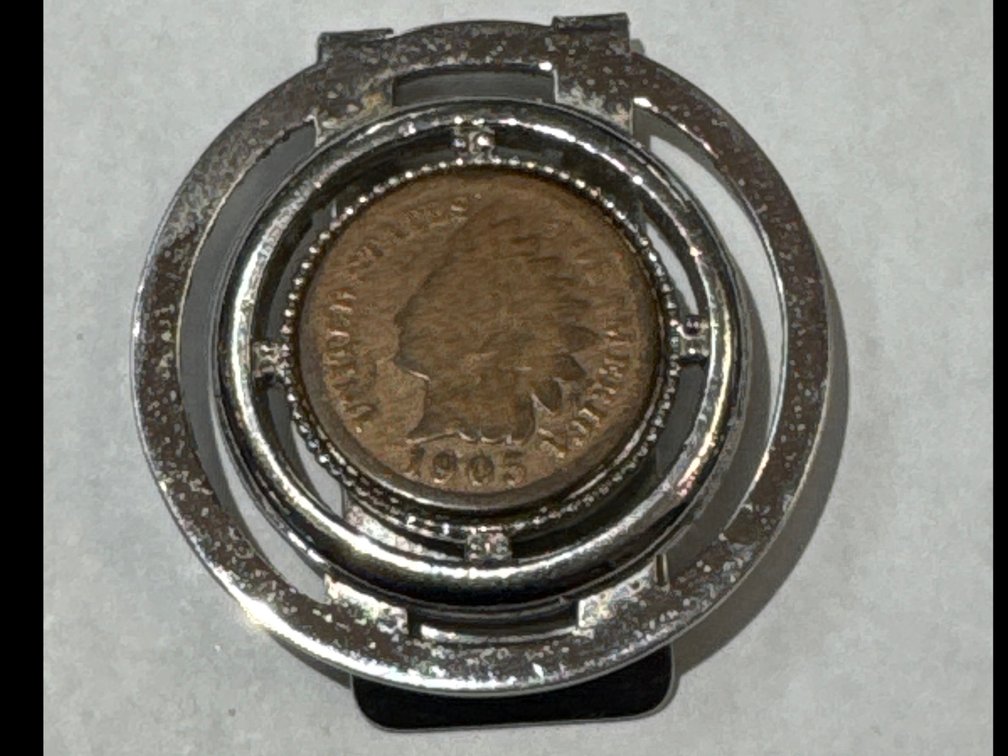 1905 Indian Head Cent Money Clip