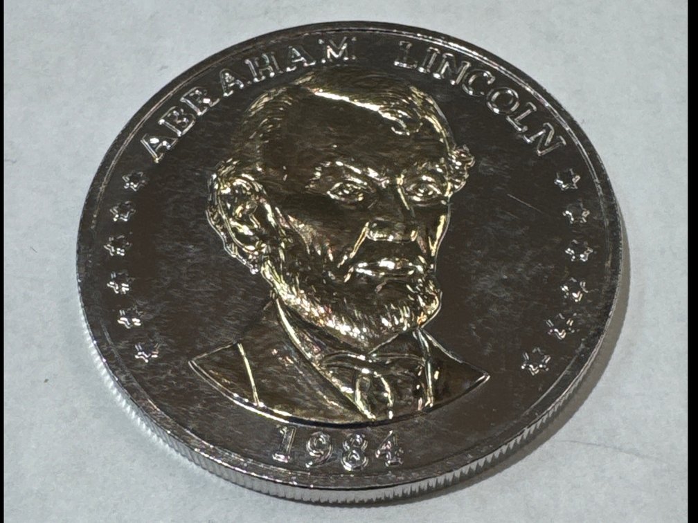 1984 Abe Lincoln Token