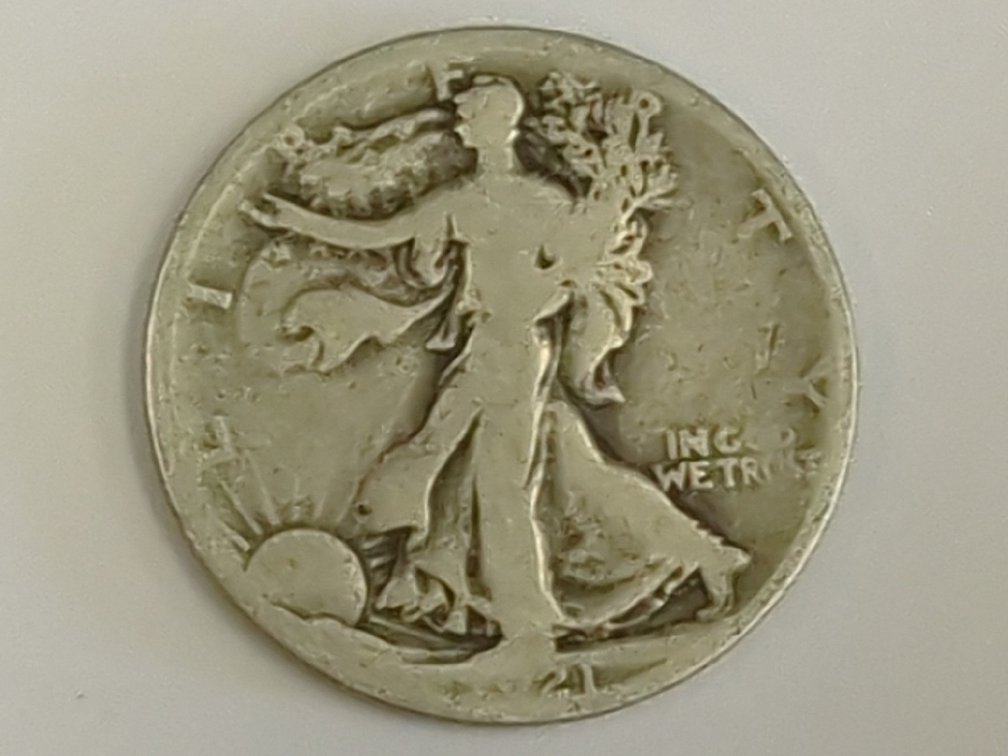 1921-S Walking Liberty Half Dollar
