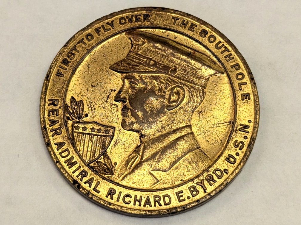 1928-30 "First Fly Over the South Pole" Token
