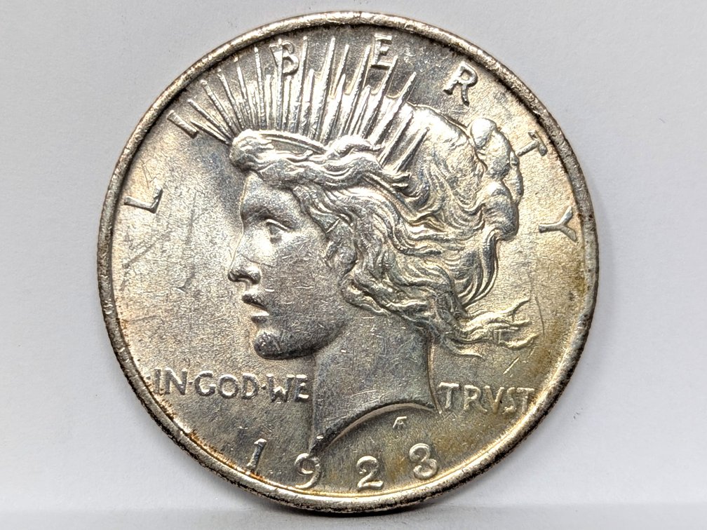1923 BU Peace Dollar