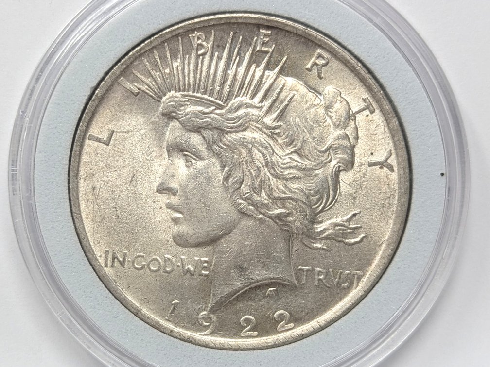 1922 BU Peace Dollar