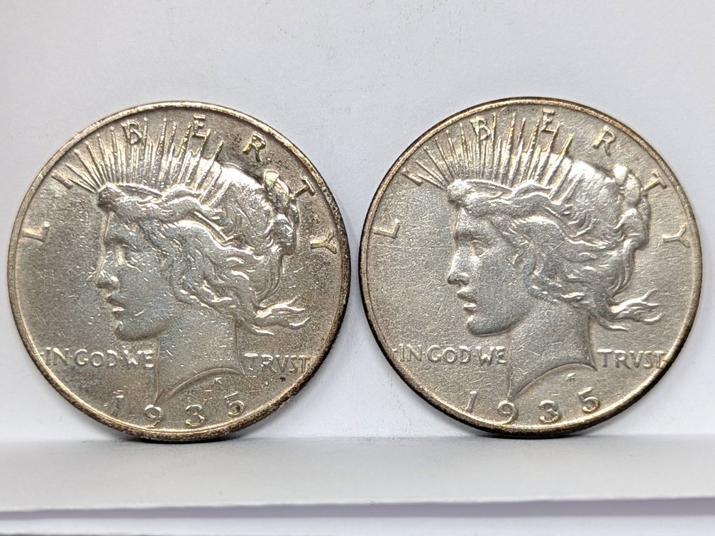 1935-P & S Peace Dollars