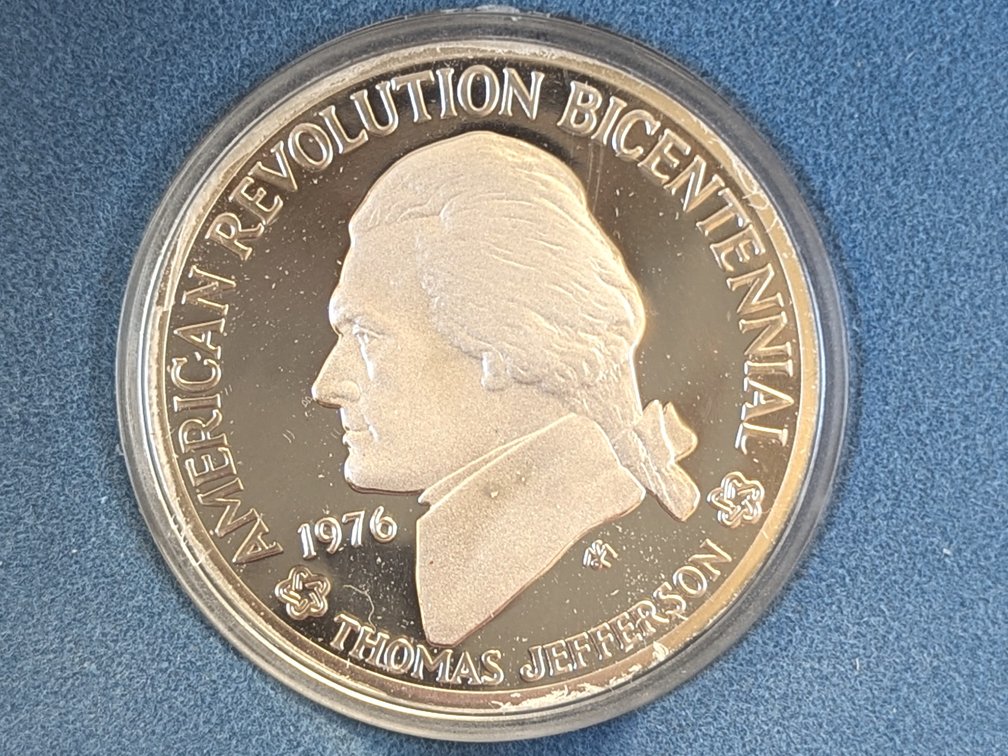 1976 1ozt .925 Silver Jefferson