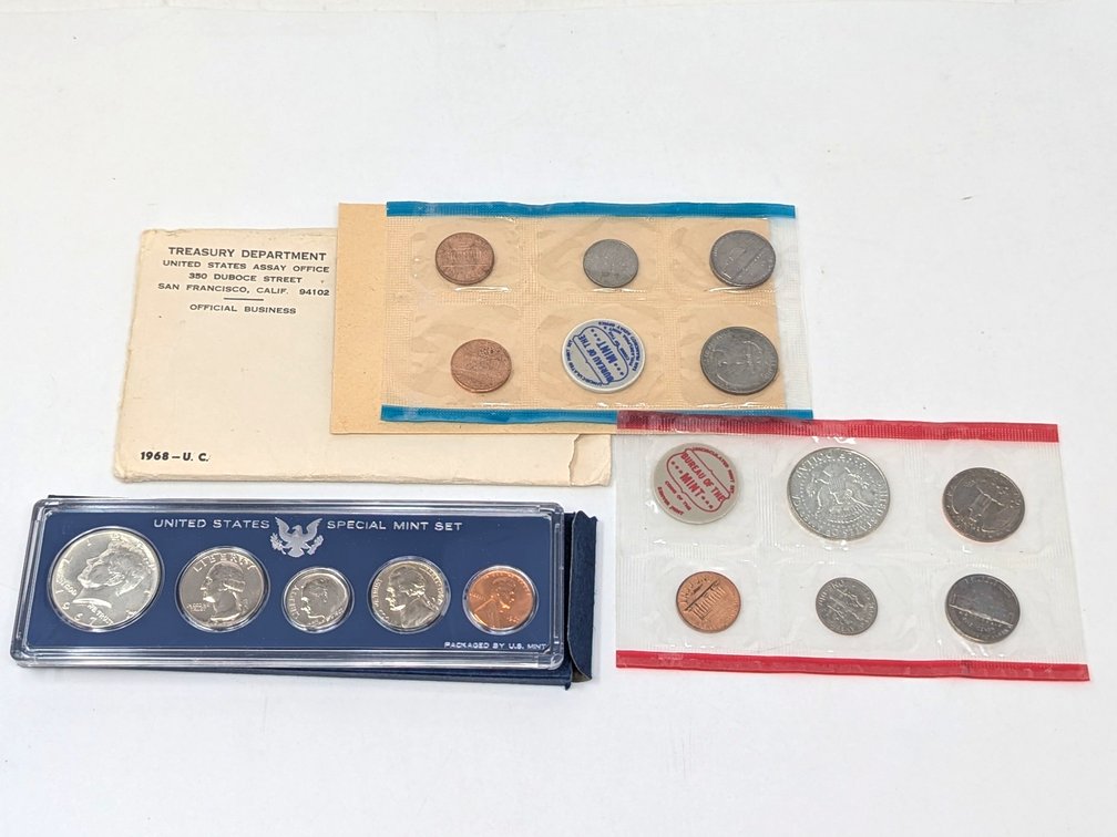 1967 SMS & 1968 Mint Set